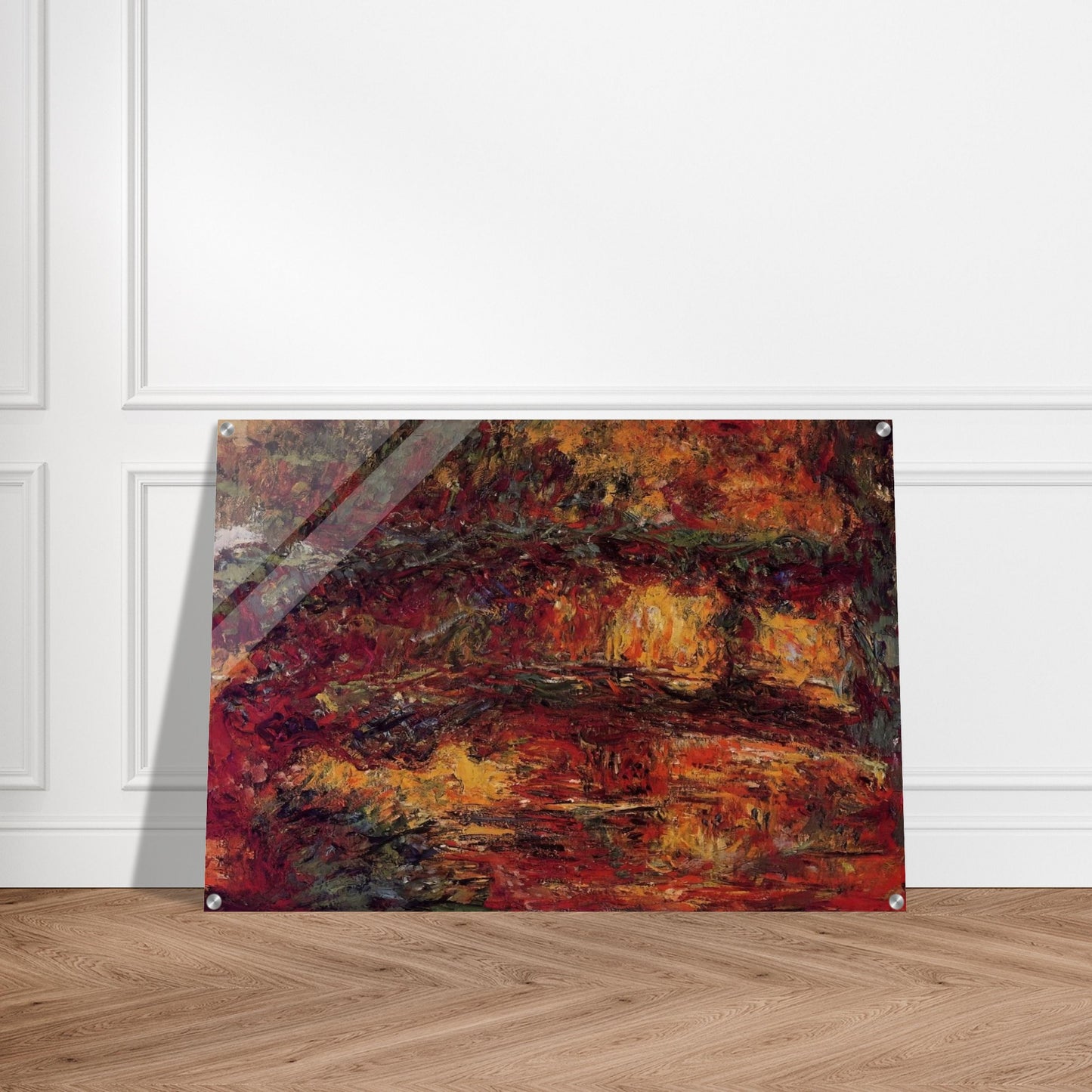 The Japanese Bridge at Giverny - claude monet Acrylic Print - 70x100 cm / 28x40″ inches | claude monet Wall Art | claude monet Prints