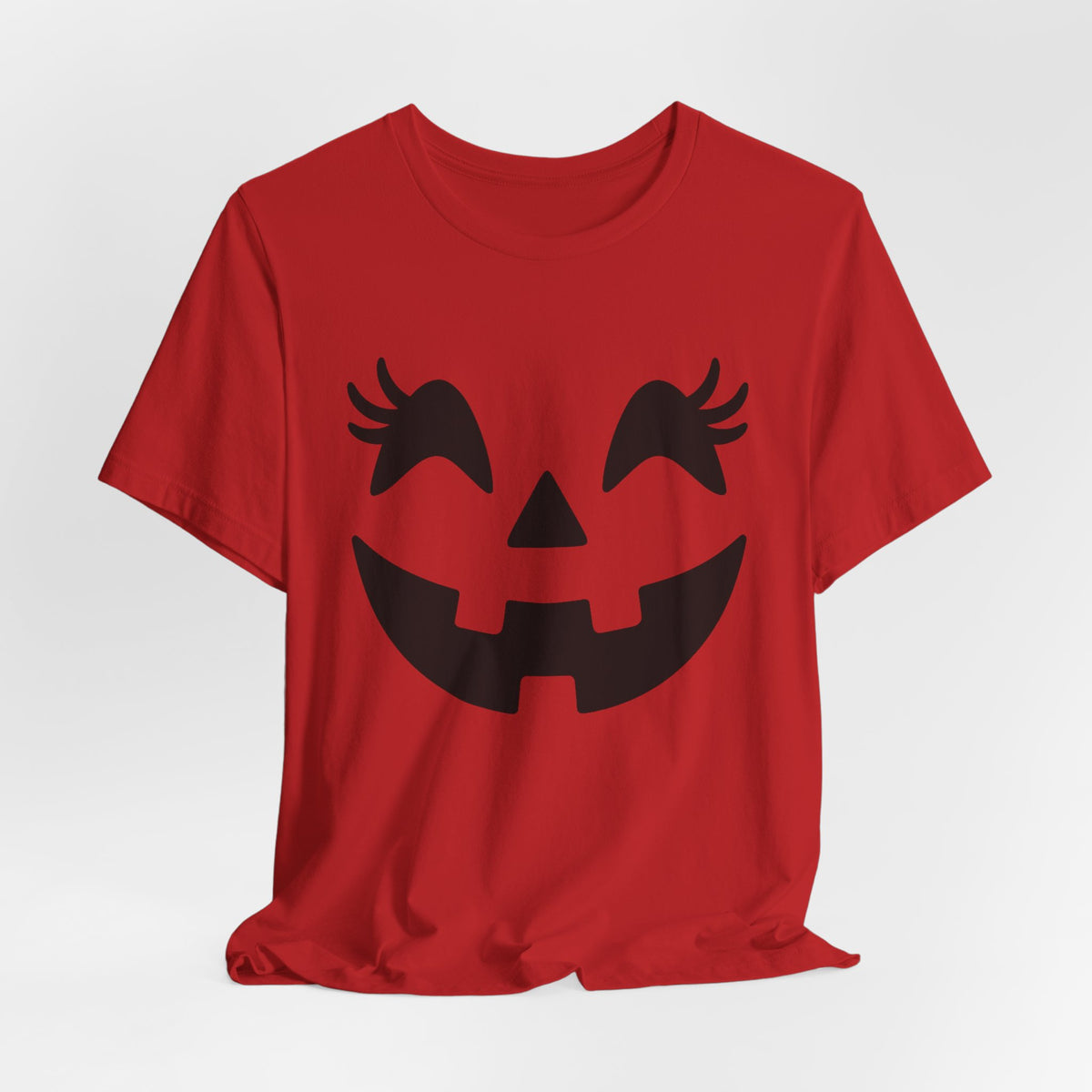 Masque de citrouille Jack O'Lantern Cils Halloween Femmes Filles T-Shirt