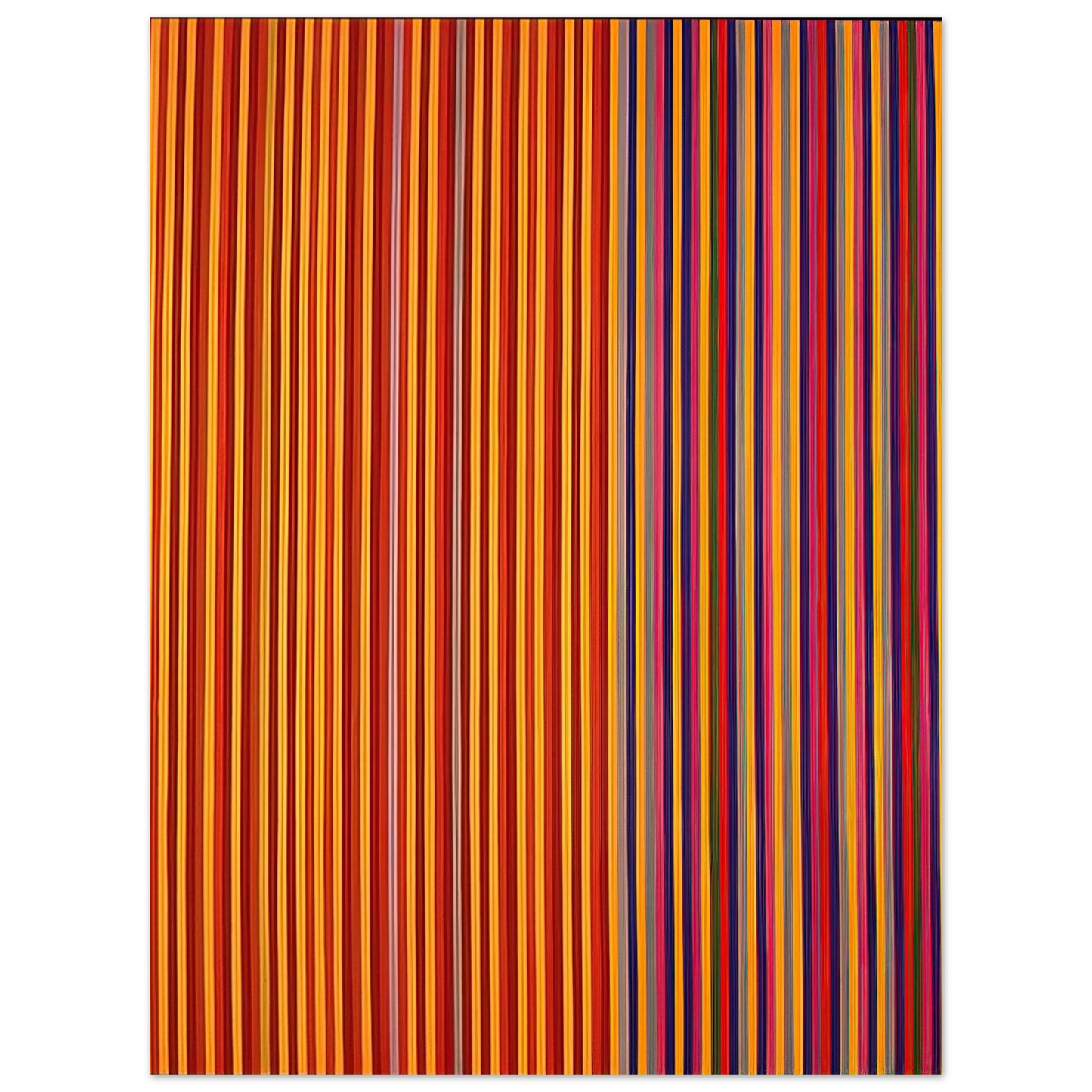 Gene Davis - Equinox - 1965  75x100 cm / 30x40inches Fine Art Poster