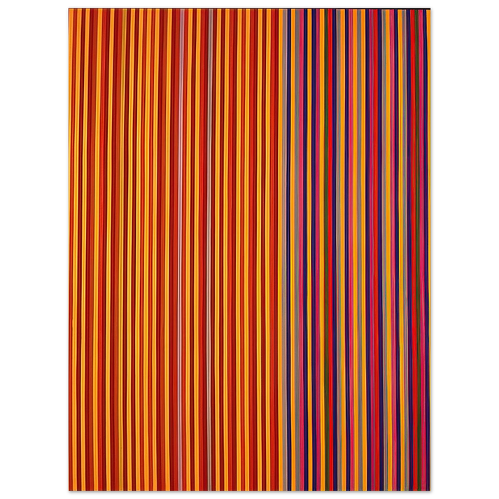 Gene Davis - Equinox - 1965  75x100 cm / 30x40inches Fine Art Poster