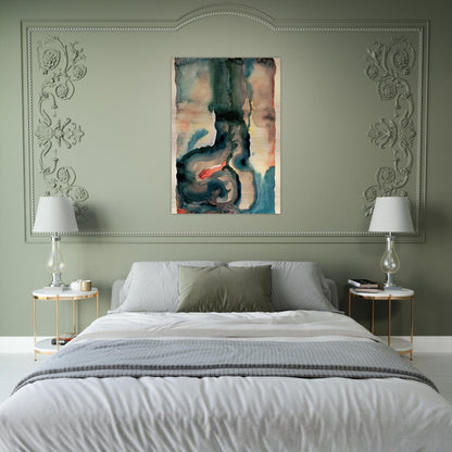 Portrait No. III - Georgia O'Keeffe Brushed Aluminum Print - 70x100 cm / 28x40 inches | Georgia O'Keeffe Aluminum Print | Georgia O'Keeffe Prints