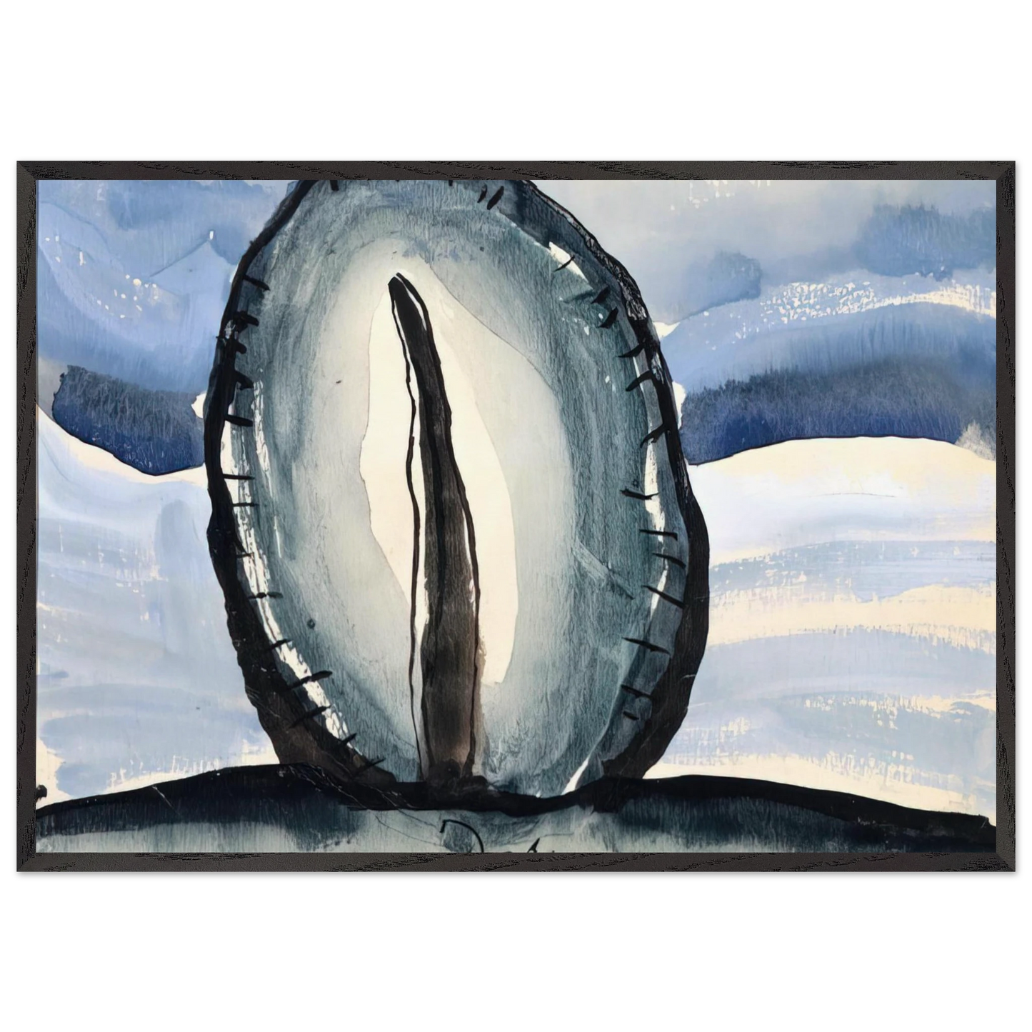 Tree - 1935 - Arthur Dove 70x100 cm / 28x40 inches Framed Art Print – Black Wooden Frame