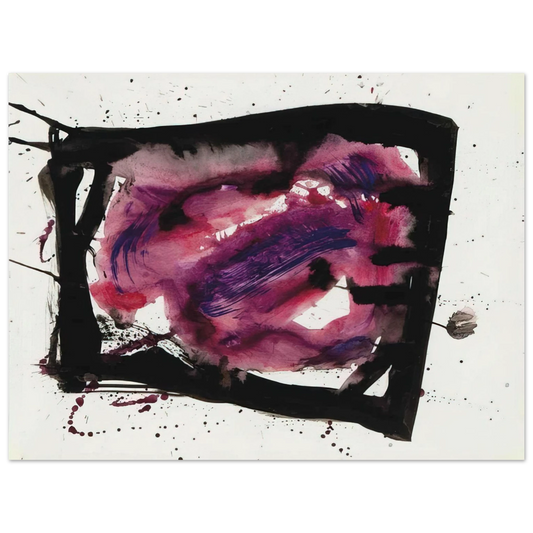 Sam Francis - Untitled  SF72-1009   75x100 cm / 30x40inches Fine Art Poster