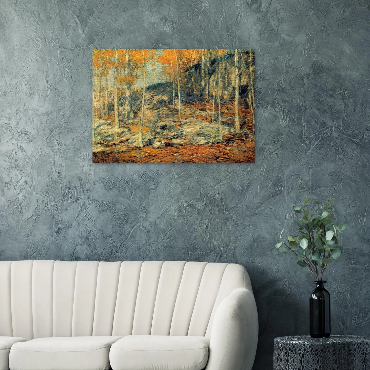 The Ledges - Childe Hassam Brushed Aluminum Print - 70x100 cm / 28x40 inches | Childe Hassam Aluminum Print | Childe Hassam Prints