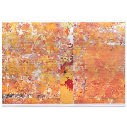 Toward a Red - Sam Gilliam Brushed Aluminum Print - 70x100 cm / 28x40 inches | Sam Gilliam Aluminum Print | Sam Gilliam Prints