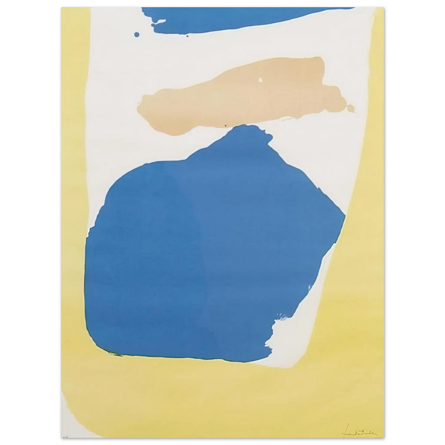 Helen Frankenthaler - Frankenthaler Preview - 1965 Wall art - 13x18 cm / 5x7 Inches - Fine Art Poster - -