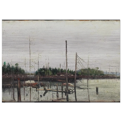 DROWNED LAND 1912 - Tom Thomson Brushed Aluminum Print - 70x100 cm / 28x40 inches | Tom Thomson Aluminum Print | Tom Thomson Prints