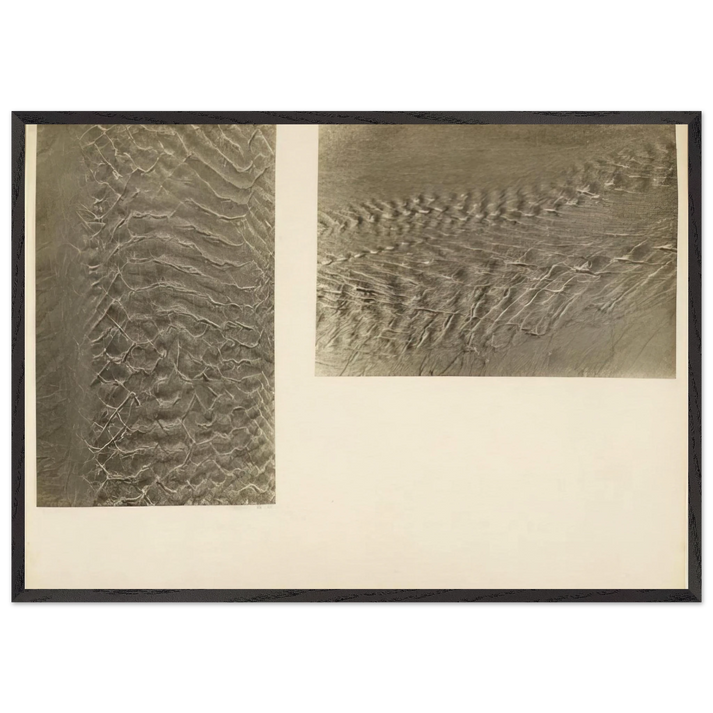 BRACKISH WATER BIARRITZ VIII 1929 - Josef Albers 70x100 cm / 28x40 inches Framed Art Print – Black Wooden Frame