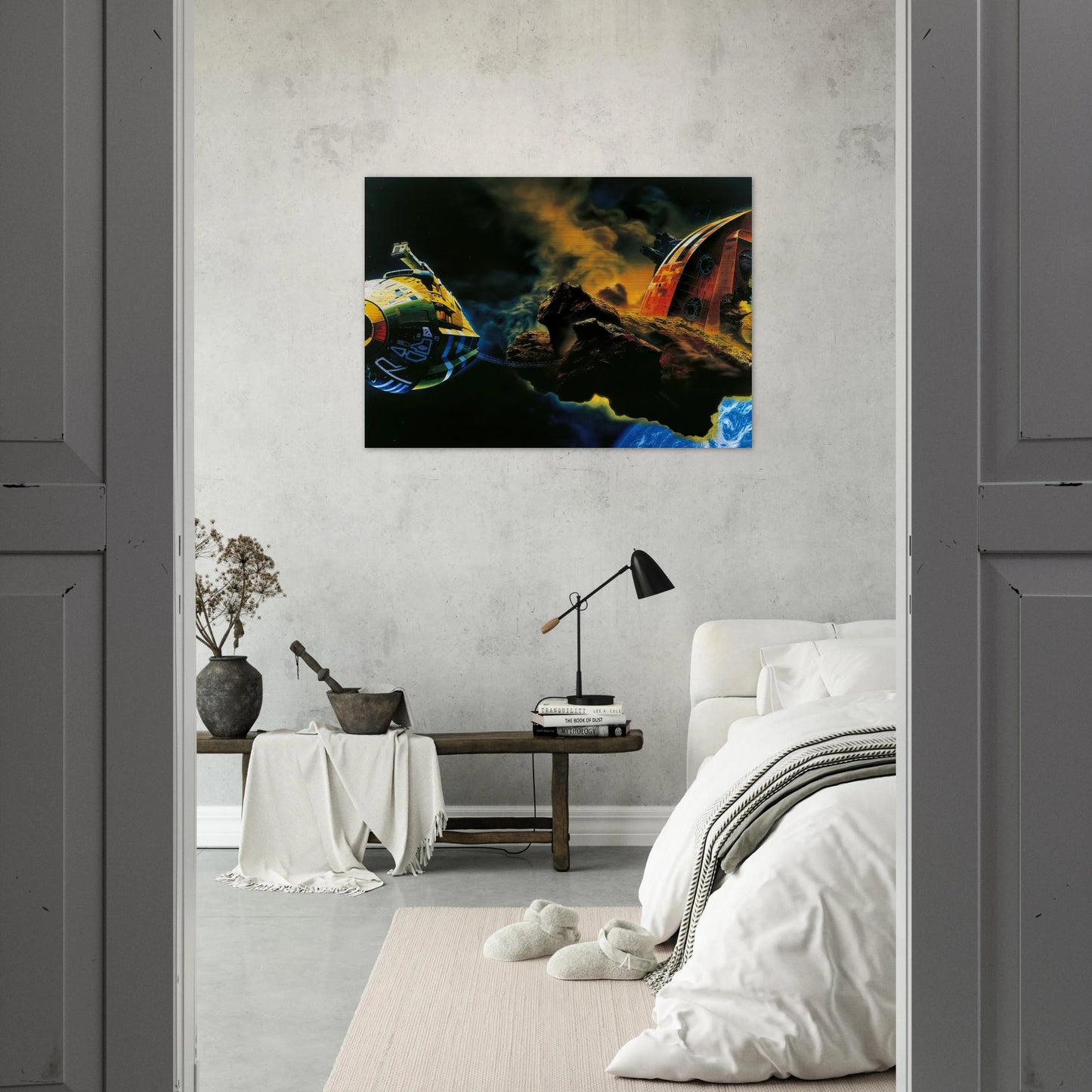 Chris Foss - Chris Foss Brushed Aluminum Print - 70x100 cm / 28x40 inches | Chris Foss Aluminum Print | Chris Foss Prints