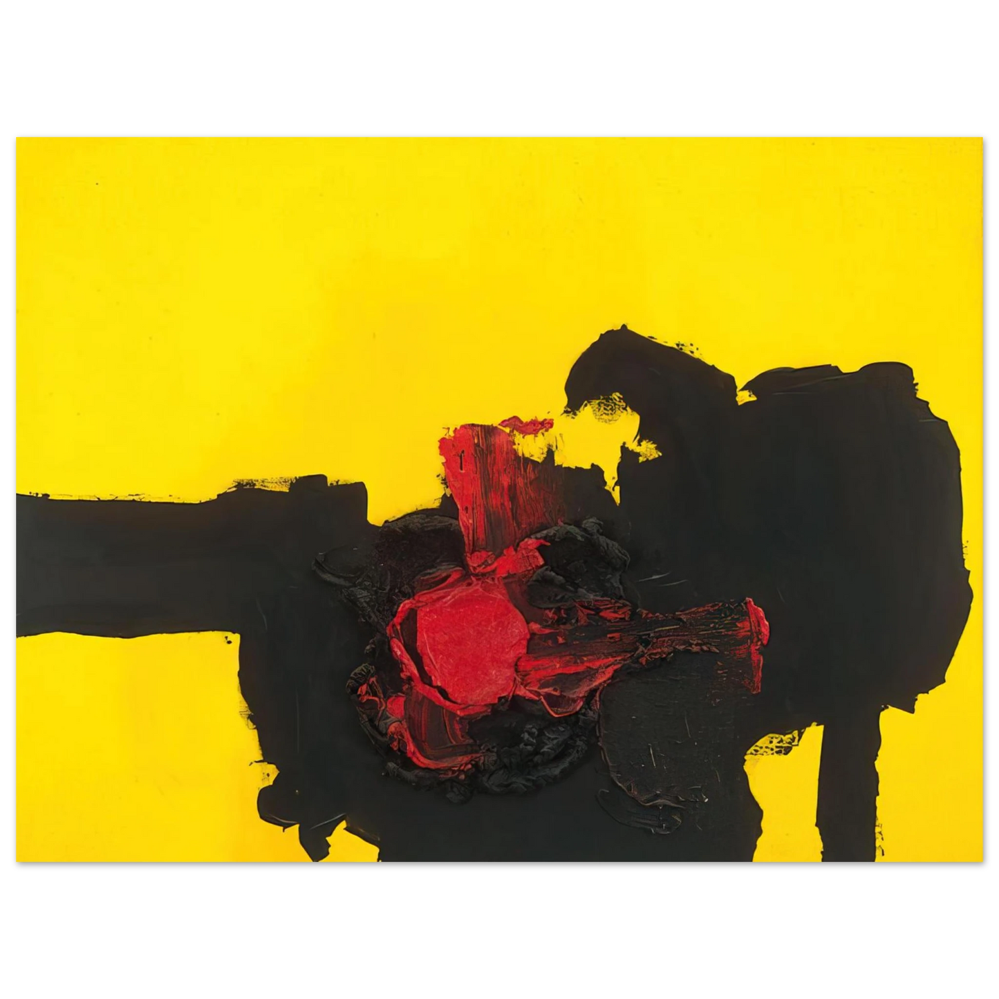 Luis Feito - N MERO 363 1962  75x100 cm / 30x40inches Fine Art Poster