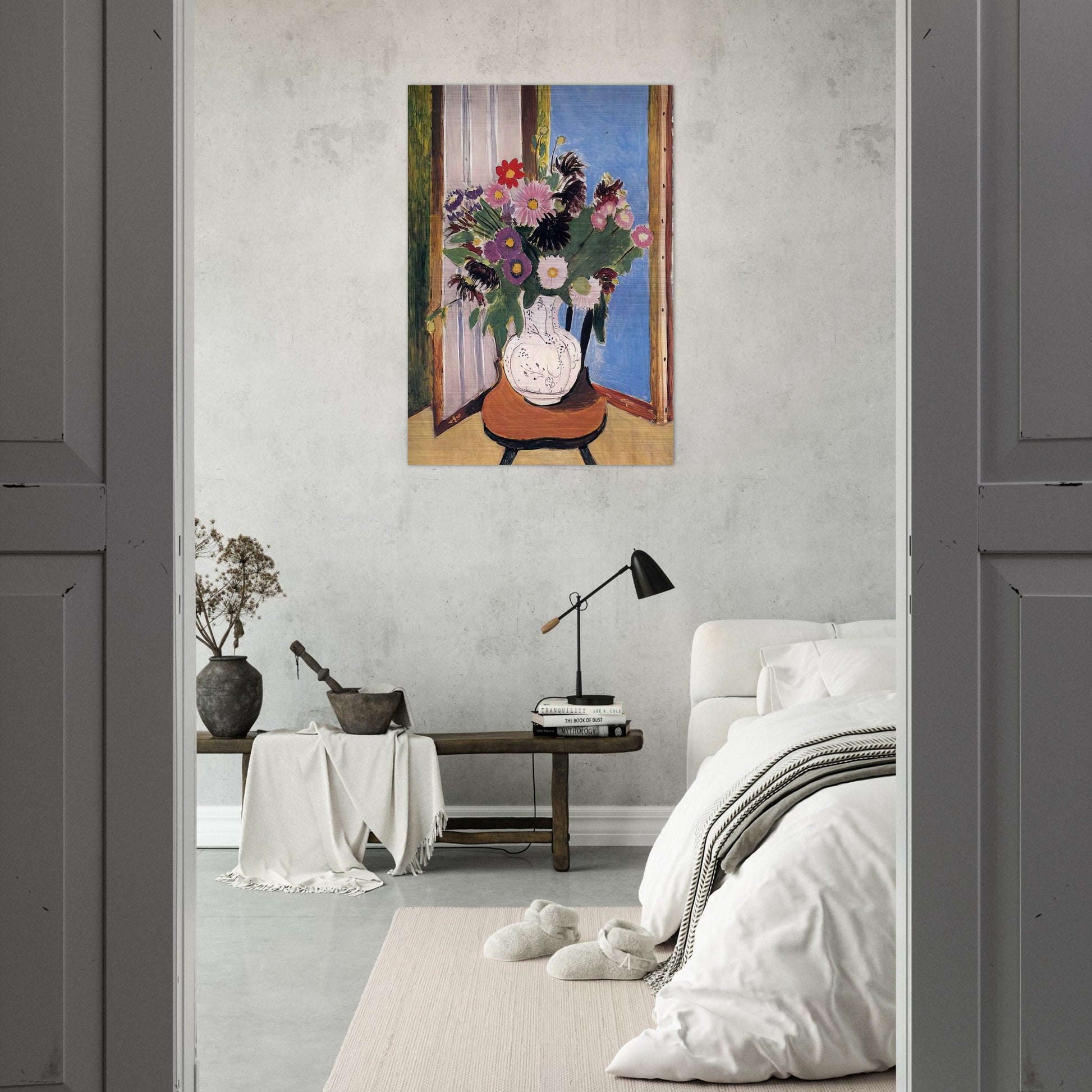 DAISIES 1919 - Henri Matisse Brushed Aluminum Print - 70x100 cm / 28x40 inches | Henri Matisse Aluminum Print | Henri Matisse Prints