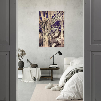Solitude - Maxfield Parrish Brushed Aluminum Print - 70x100 cm / 28x40 inches | Maxfield Parrish Aluminum Print | Maxfield Parrish Prints