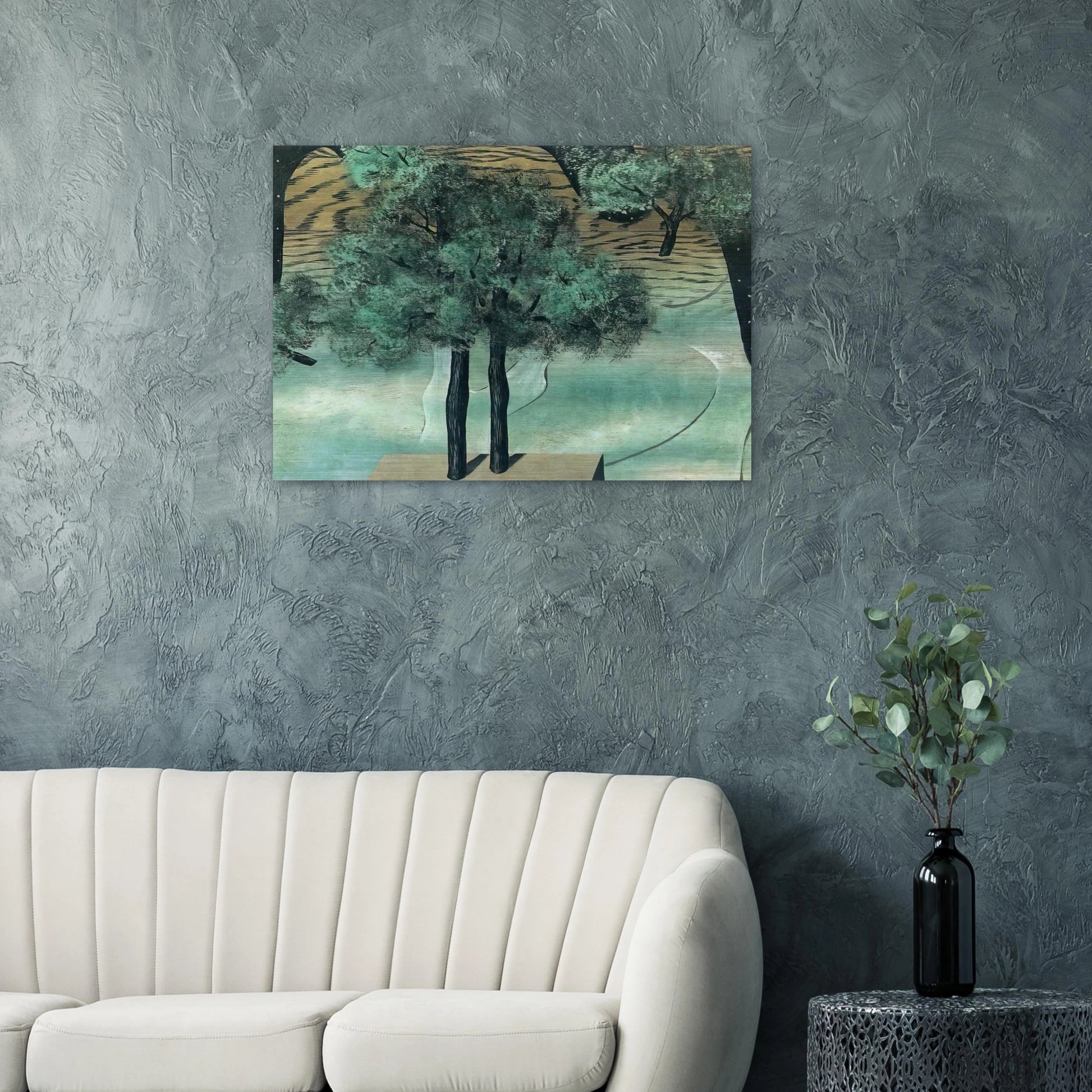 THE CULTIVATION OF IDEAS 1927 - Rene Magritte Brushed Aluminum Print - 70x100 cm / 28x40 inches | Rene Magritte Aluminum Print | Rene Magritte Prints