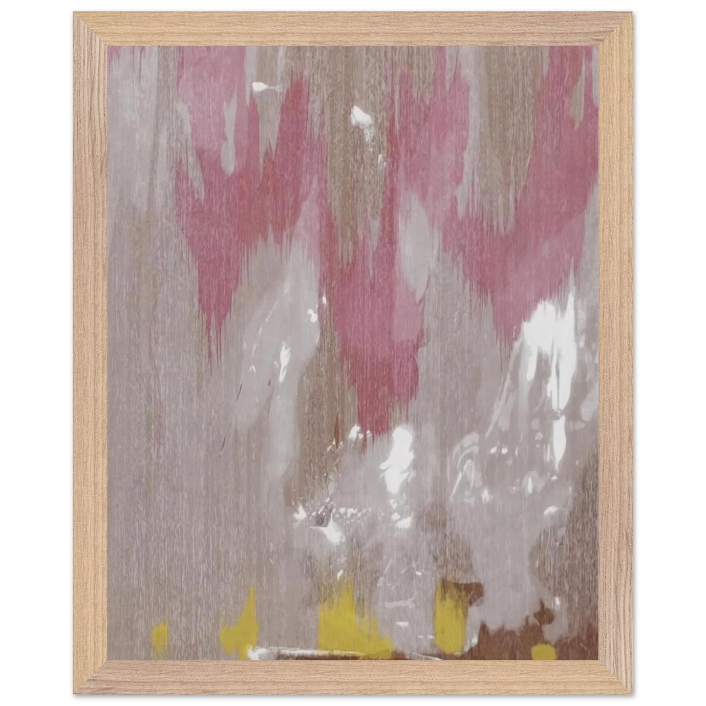 Helen Frankenthaler - Tales of Genji IV - 1998 Wall art - 70x100 cm / 28x40 inches - Premium Wooden Framed Poster With Fine Art Paper - Wood frame