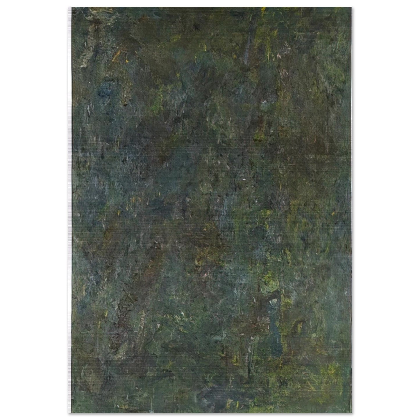 STRAW 1982 - Milton Resnick Brushed Aluminum Print - 70x100 cm / 28x40 inches | Milton Resnick Aluminum Print | Milton Resnick Prints
