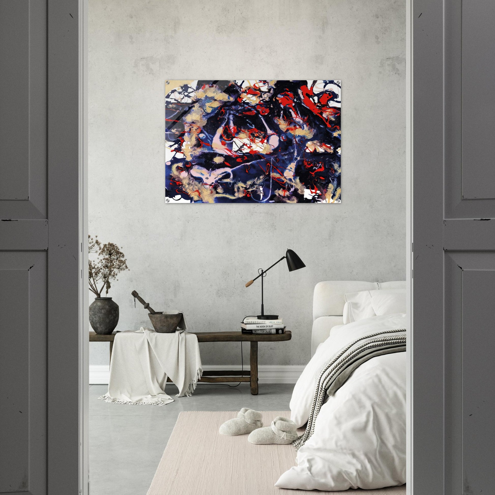 Untitled  SFP94-77  SFF 1753  - Sam Francis Acrylic Print - 70x100 cm / 28x40″ inches