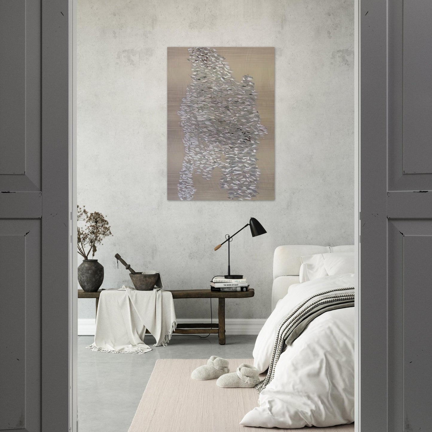 Impact - 1971 - Robert Goodnough Brushed Aluminum Print - 70x100 cm / 28x40 inches | Robert Goodnough Aluminum Print | Robert Goodnough Prints