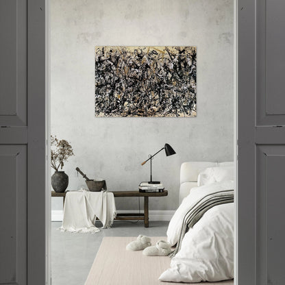 NOT_DETECTED_185311 - Jackson Pollock Brushed Aluminum Print - 70x100 cm / 28x40 inches | Jackson Pollock Aluminum Print | Jackson Pollock Prints