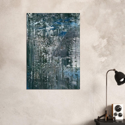 ICE 4 - Gerhard Richter Brushed Aluminum Print - 70x100 cm / 28x40 inches | Gerhard Richter Aluminum Print | Gerhard Richter Prints