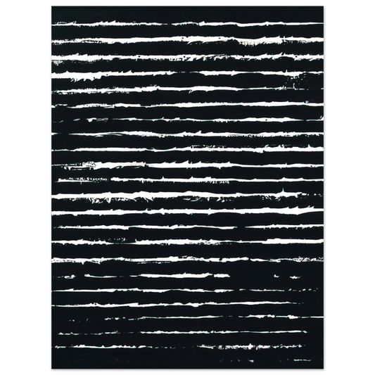 Pierre Soulages - Peinture 243 x 181 cm, 26 juin 1999 - 1999  75x100 cm / 30x40inches Fine Art Poster