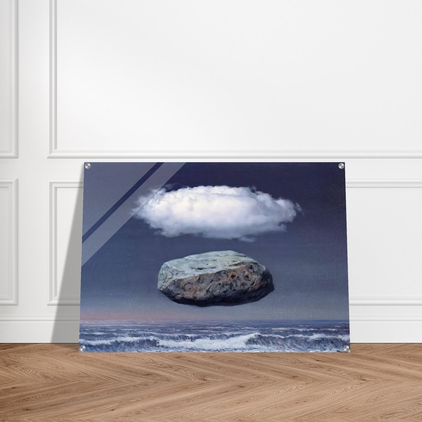 CLEAR IDEAS 1958 - Rene Magritte Acrylic Print - 70x100 cm / 28x40″ inches | Rene Magritte Wall Art | Rene Magritte Prints