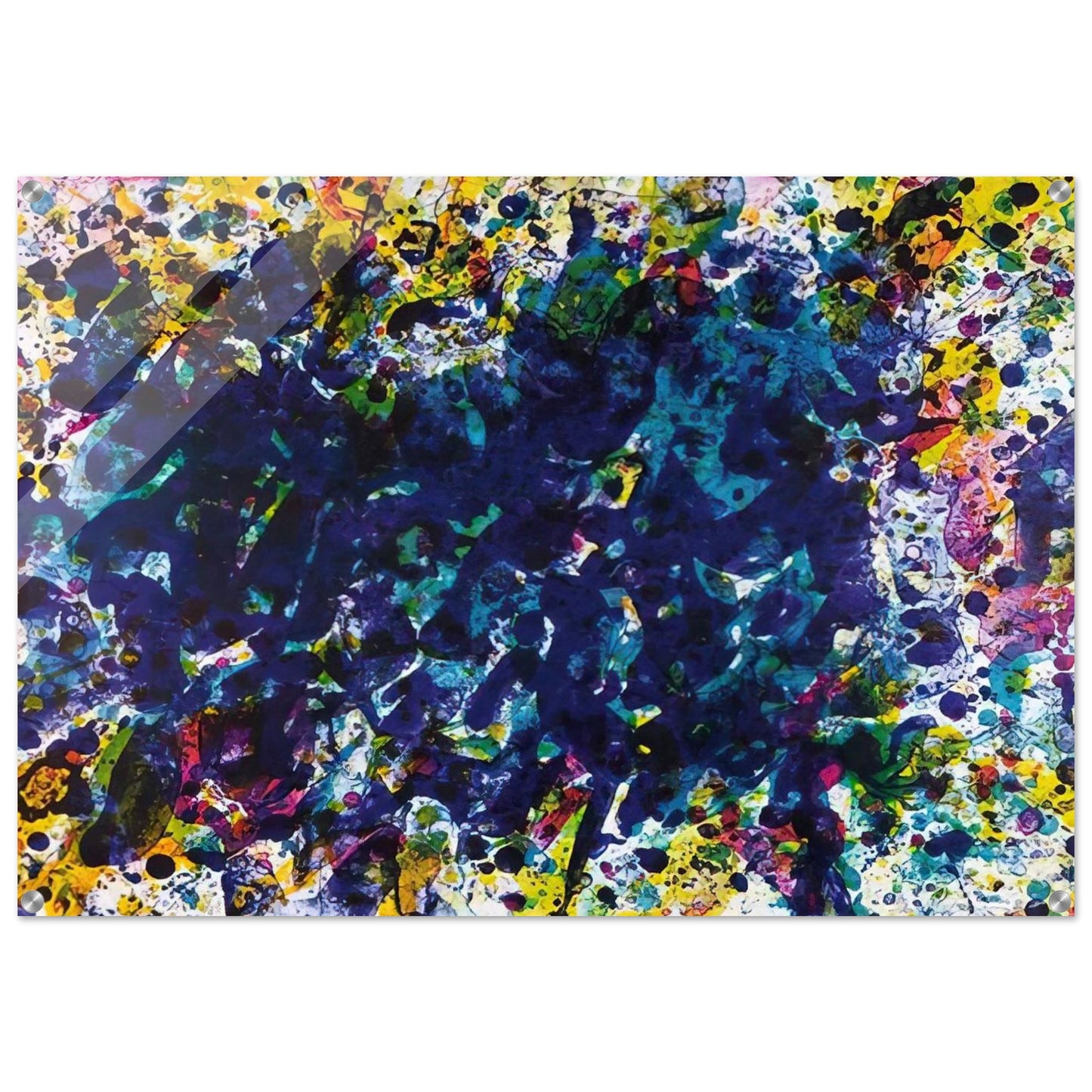 Coral Marine - Sam Francis Acrylic Print - 70x100 cm / 28x40″ inches