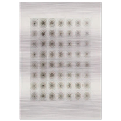 UNTITLED 1966 - Eva Hesse Brushed Aluminum Print - 70x100 cm / 28x40 inches | Eva Hesse Aluminum Print | Eva Hesse Prints