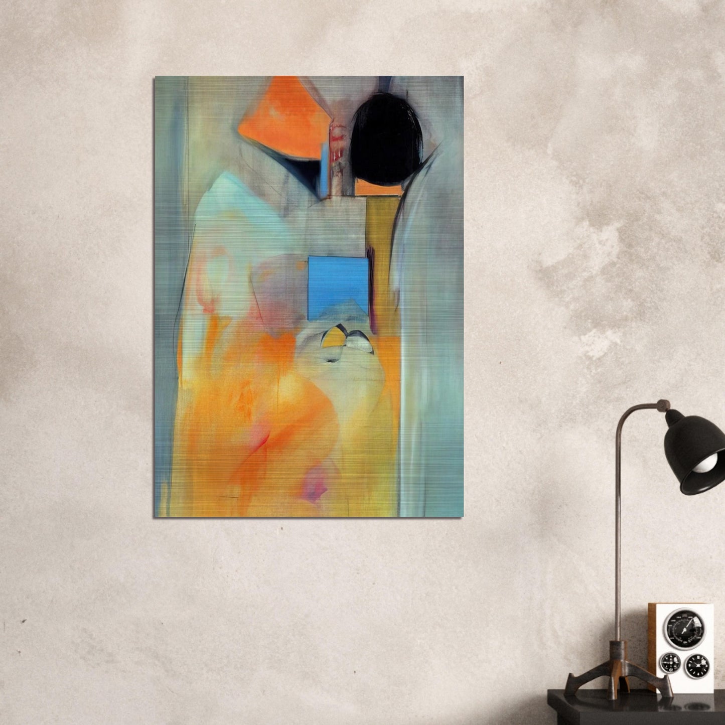Pandora - Abstract Expressionism - Miriam Schapiro Brushed Aluminum Print - 70x100 cm / 28x40 inches | Miriam Schapiro Aluminum Print | Miriam Schapiro Prints