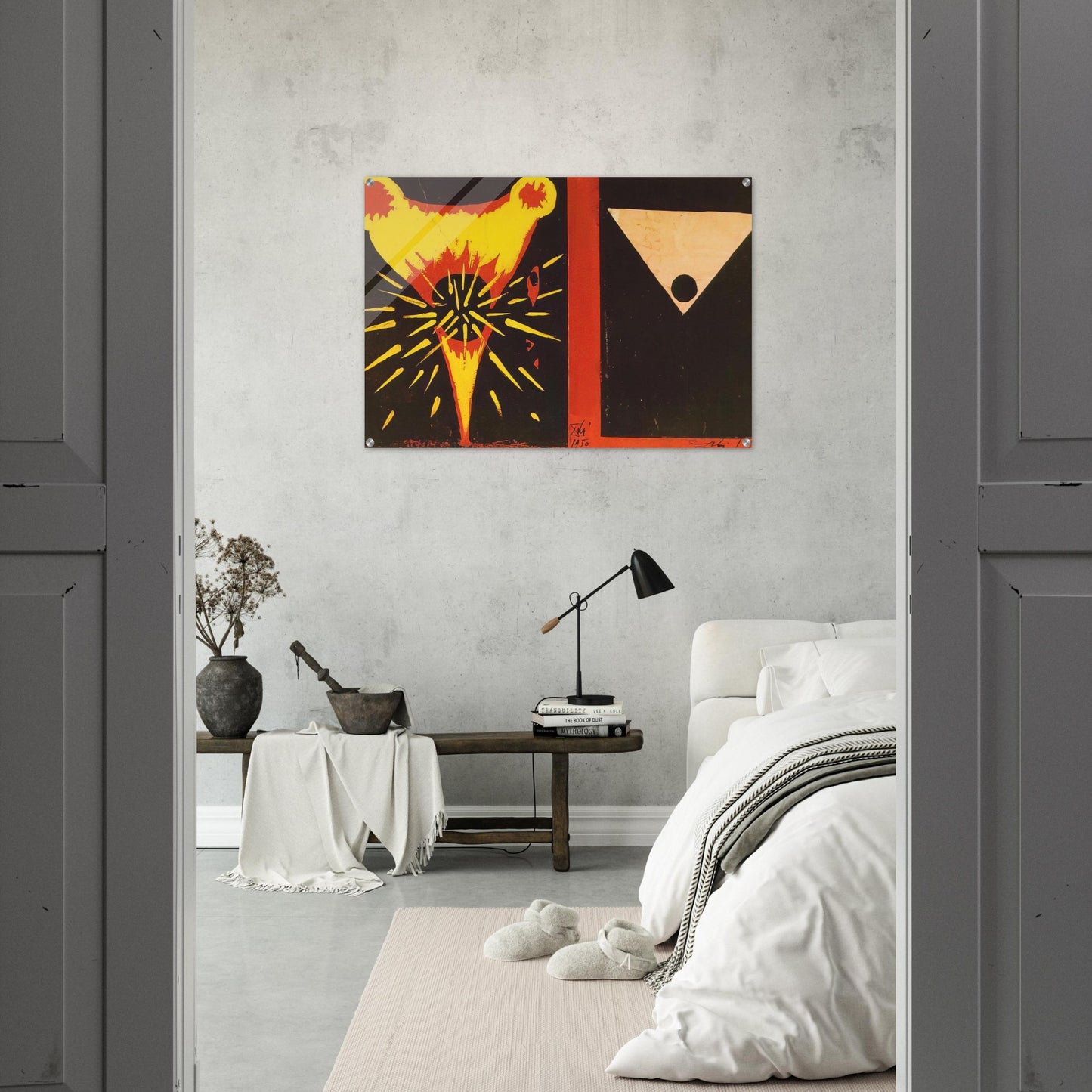 STUDY FOR CHRIST OF ST JOHN OF THE CROSS 1951 - Salvador Dali Acrylic Print - 70x100 cm / 28x40″ inches | Salvador Dali Wall Art | Salvador Dali Prints