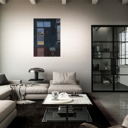 Interior with Doorway - Richard Diebenkorn Brushed Aluminum Print - 70x100 cm / 28x40 inches | Richard Diebenkorn Aluminum Print | Richard Diebenkorn Prints