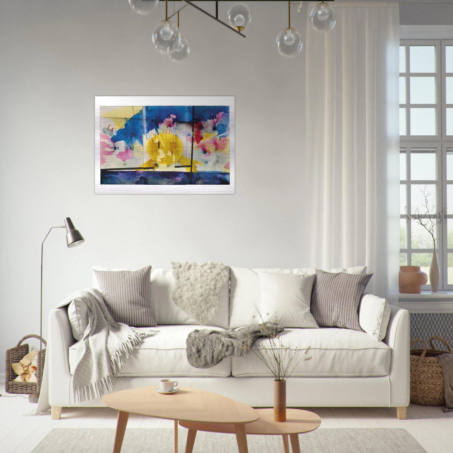 Fantasy of the Natural Patient - 1970 - Mario Schifano Brushed Aluminum Print - 70x100 cm / 28x40 inches | Mario Schifano Aluminum Print | Mario Schifano Prints