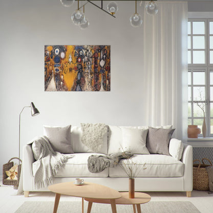 Number 1 - 1951 - Richard Pousette-Dart Brushed Aluminum Print - 70x100 cm / 28x40 inches | Richard Pousette-Dart Aluminum Print | Richard Pousette-Dart Prints