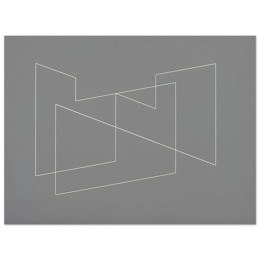 Josef Albers - STRUCTURAL INDICATION 1948  75x100 cm / 30x40inches Fine Art Poster