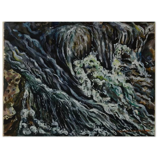 Ivan Albright - BRIDAL TEN SLEEP FALLS  75x100 cm / 30x40inches Fine Art Poster