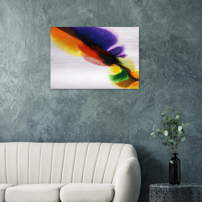 Phenomena Tibetan Flange - Paul Jenkins Brushed Aluminum Print - 70x100 cm / 28x40 inches | Paul Jenkins Aluminum Print | Paul Jenkins Prints