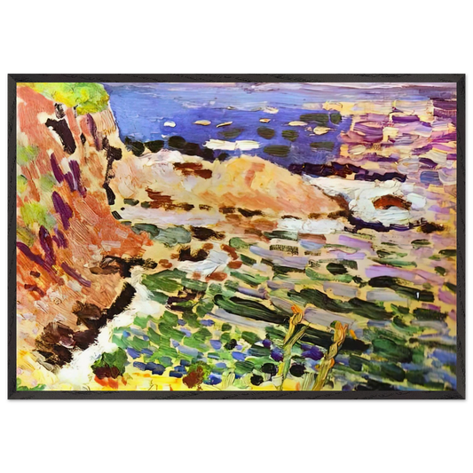 THE MOULADE - Henri Matisse 70x100 cm / 28x40 inches Framed Art Print – Black Wooden Frame
