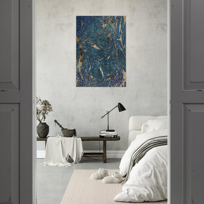 ³M.C.2² Mariale - 1962 - Simon Hantai Brushed Aluminum Print - 70x100 cm / 28x40 inches | Simon Hantai Aluminum Print | Simon Hantai Prints