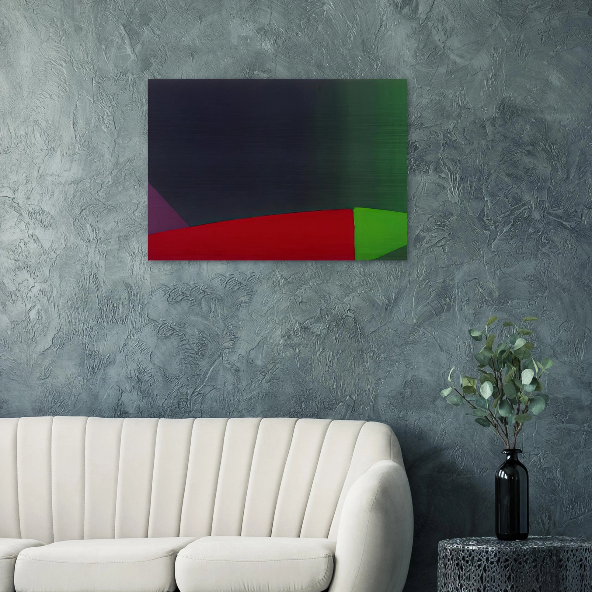 6.3.66 - 1966 - John Hoyland Brushed Aluminum Print - 70x100 cm / 28x40 inches | John Hoyland Aluminum Print | John Hoyland Prints