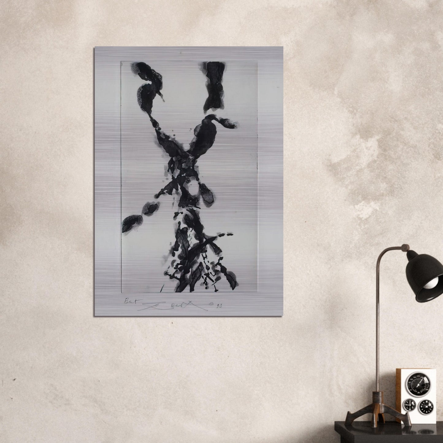 TO STOP THE CRY 1994 - Zao Wou-Ki Brushed Aluminum Print - 70x100 cm / 28x40 inches | Zao Wou-Ki Aluminum Print | Zao Wou-Ki Prints