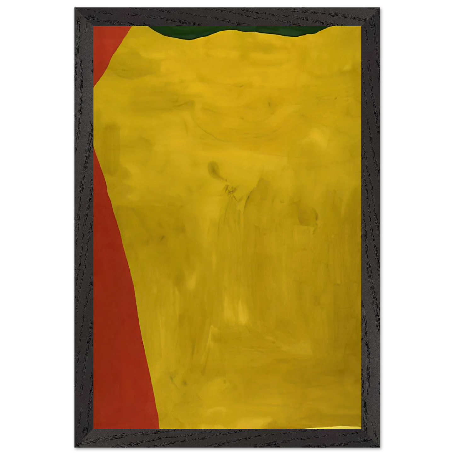 Helen Frankenthaler - Blessing of the Fleet - 1969 Wall art - 50x70 cm / 20x28 inches - Premium Wooden Framed Poster With Fine Art Paper-canvas - Black frame