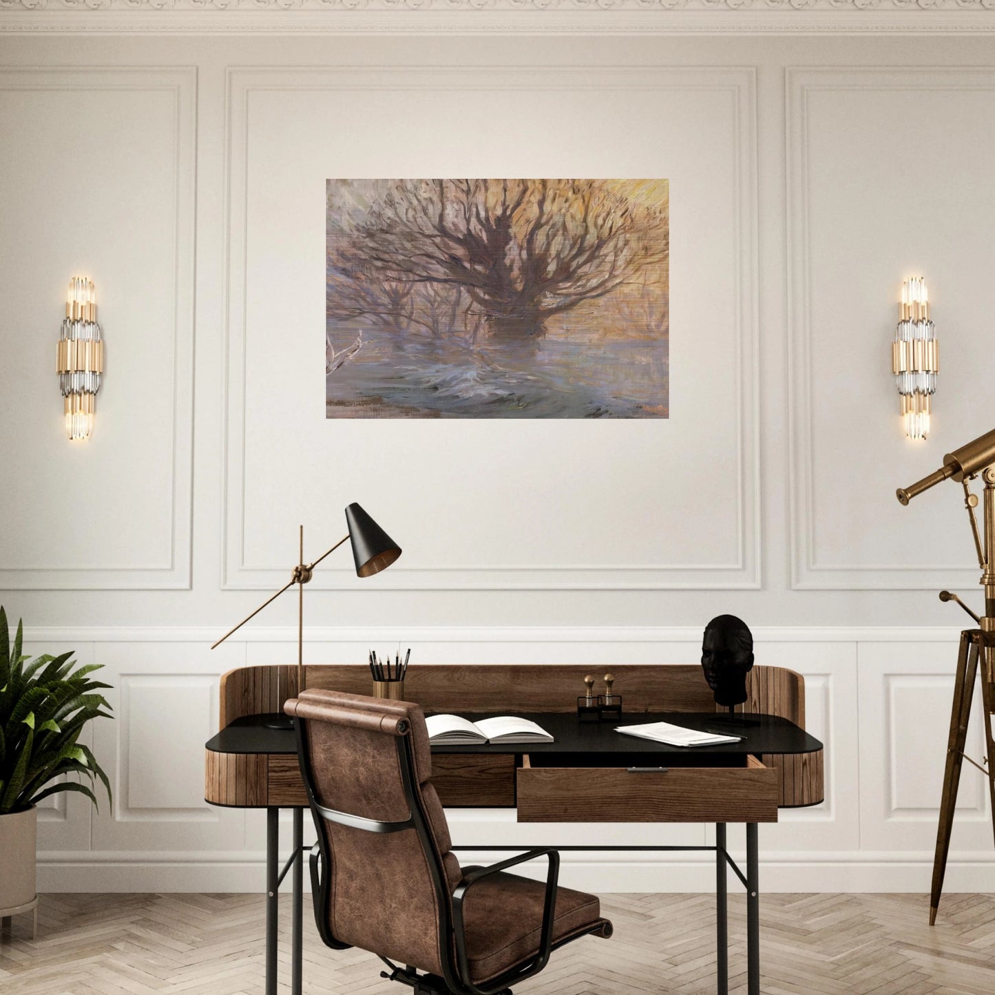 The tree - Frantisek Kupka Brushed Aluminum Print - 70x100 cm / 28x40 inches | Frantisek Kupka Aluminum Print | Frantisek Kupka Prints