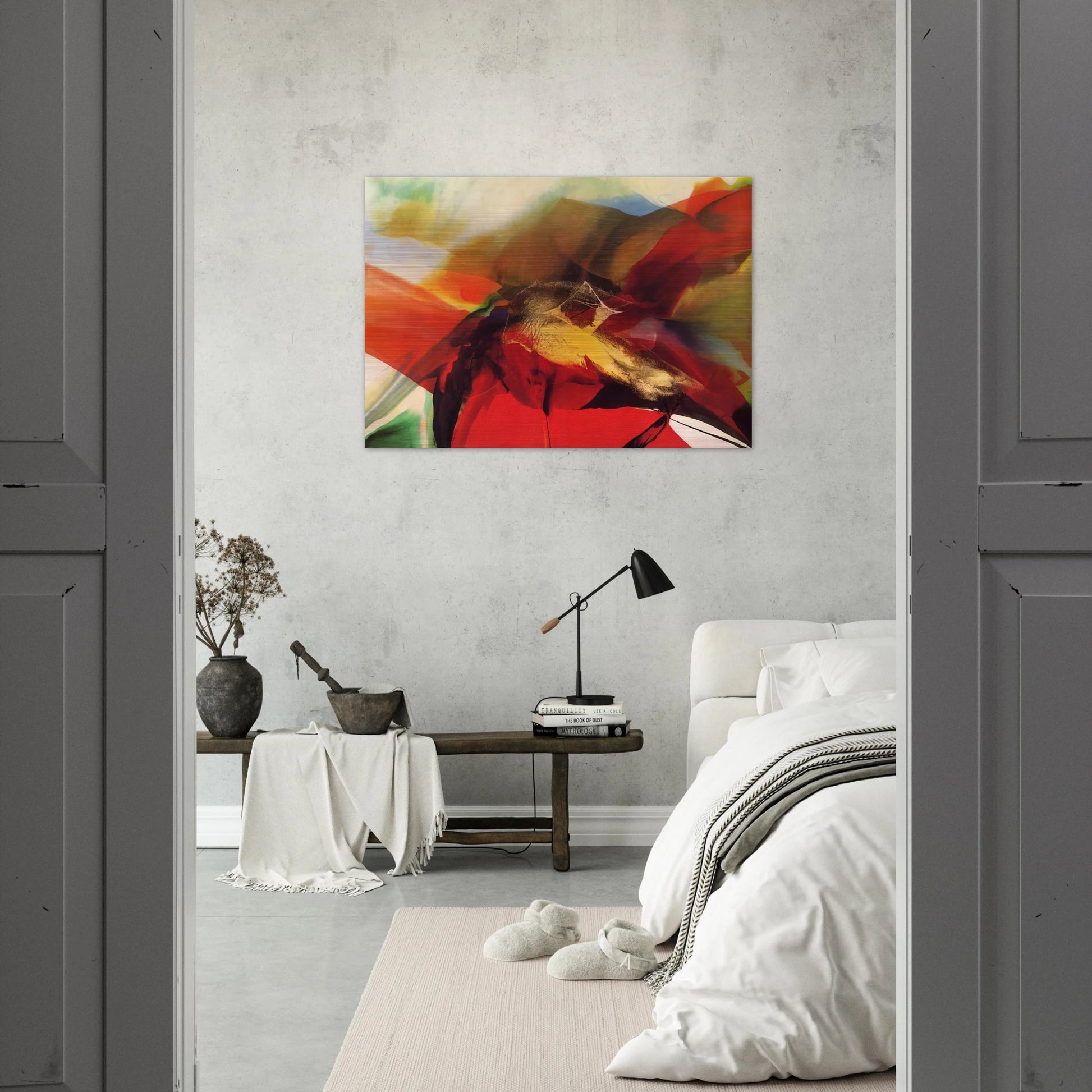 Phenomena Day of Zagorsk - 1966 - Paul Jenkins Brushed Aluminum Print - 70x100 cm / 28x40 inches | Paul Jenkins Aluminum Print | Paul Jenkins Prints