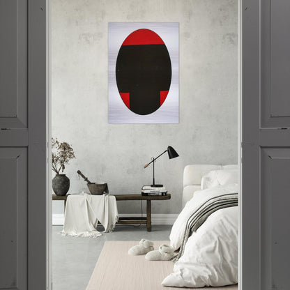 Big T - Hard Edge Painting - Leon Polk Smith Brushed Aluminum Print - 70x100 cm / 28x40 inches | Leon Polk Smith Aluminum Print | Leon Polk Smith Prints
