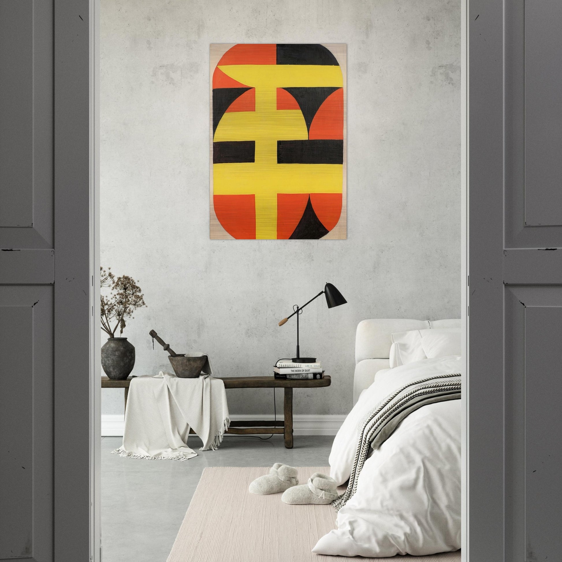 Siete - 1949 - Carmen Herrera Brushed Aluminum Print - 70x100 cm / 28x40 inches | Carmen Herrera Aluminum Print | Carmen Herrera Prints