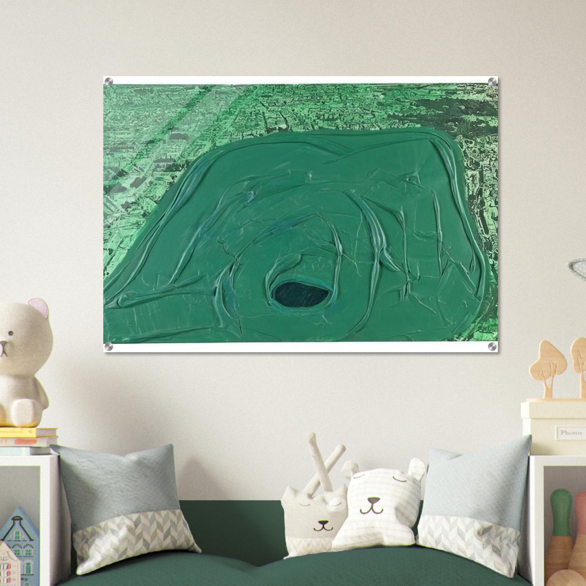 Postcard Hyde Park - 1969 - Dieter Roth Acrylic Print - 70x100 cm / 28x40″ inches | Dieter Roth Wall Art | Dieter Roth Prints