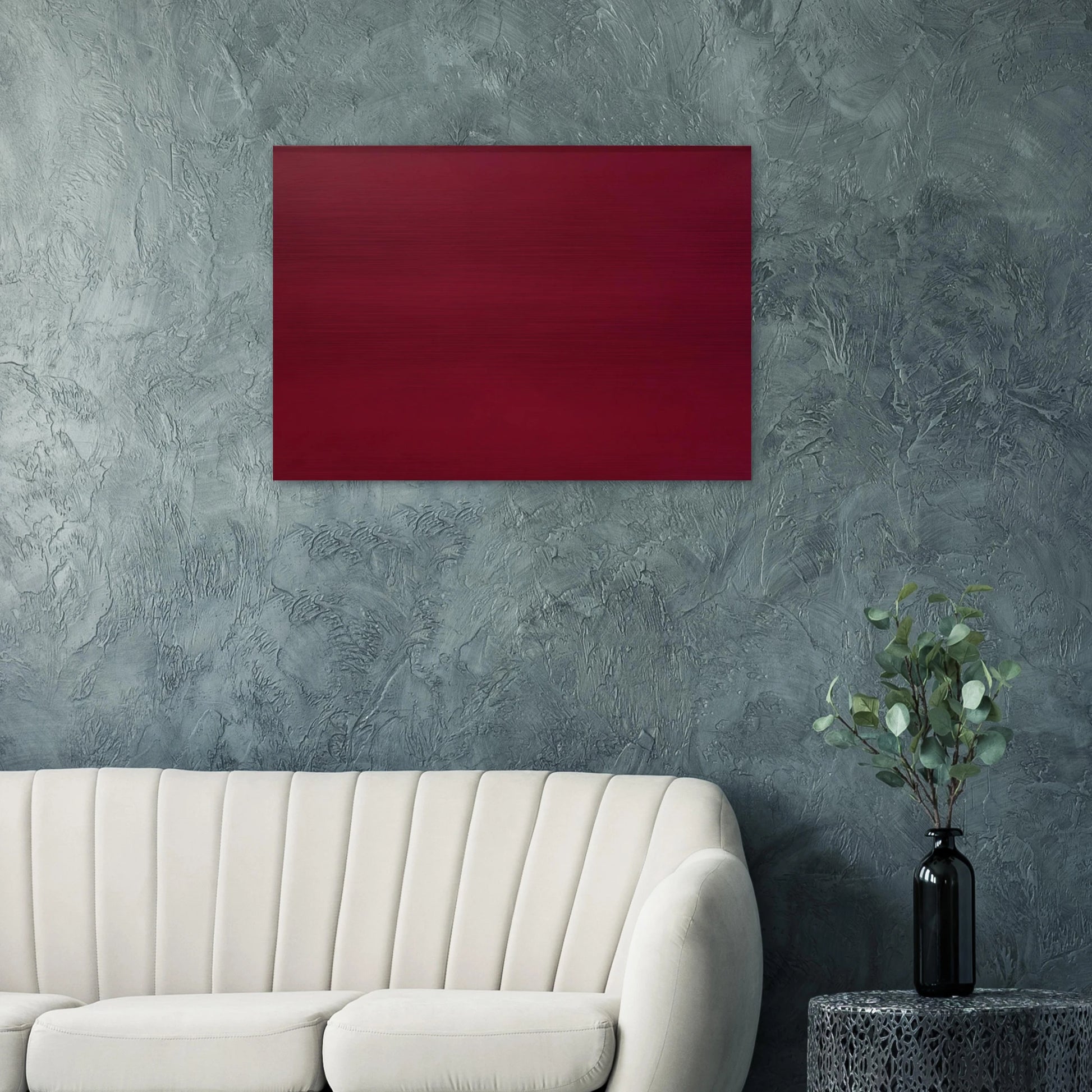 Microchromie 71, ZL Fushia - Fernand Leduc Brushed Aluminum Print - 70x100 cm / 28x40 inches | Fernand Leduc Aluminum Print | Fernand Leduc Prints