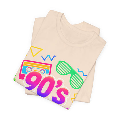 Musique old school des années 90 - ambiance arcade Classique années 90 Rétro Vintage. Années 1990 Les années 90 J'adore les années 90 T-Shirt