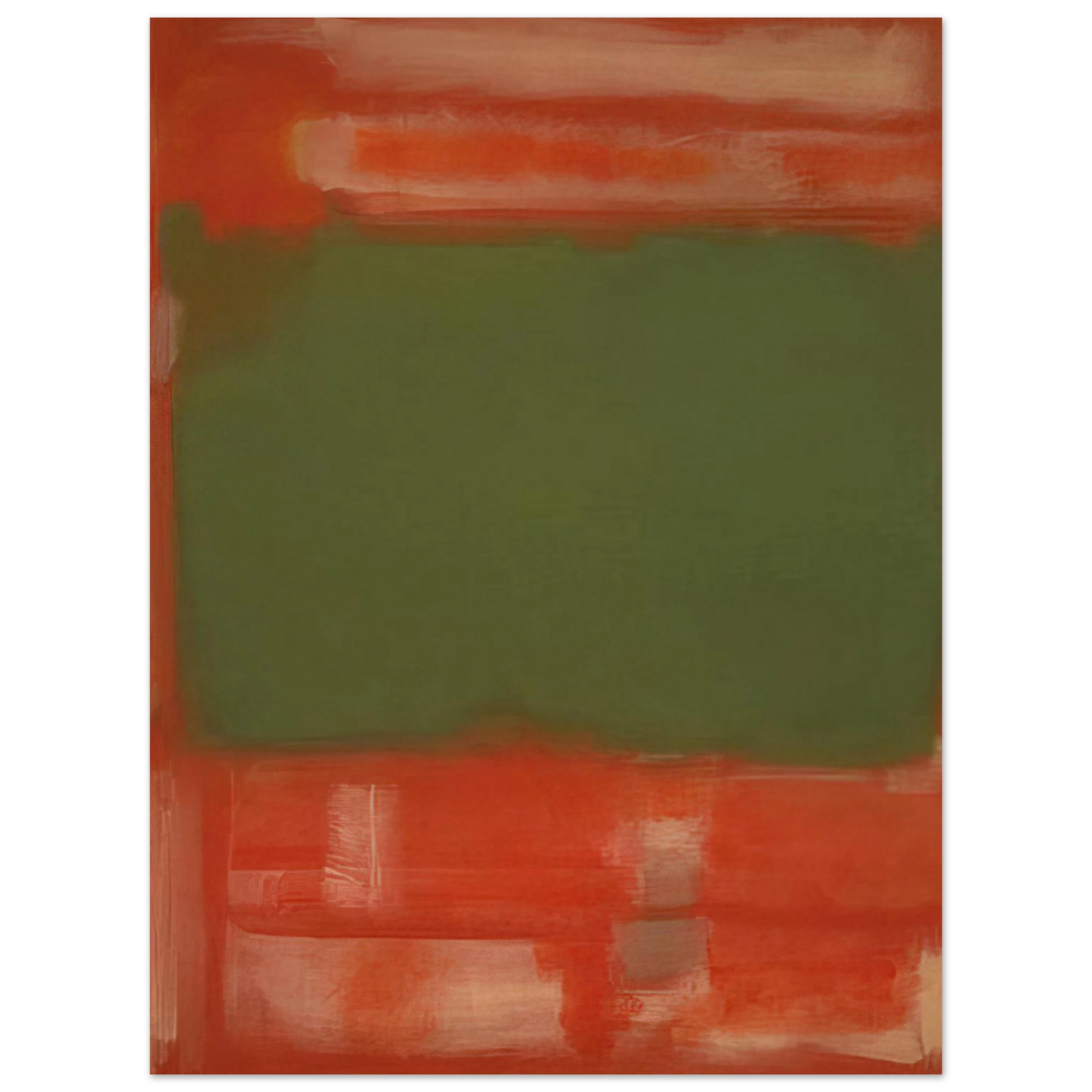 Mark Rothko - No.24 - 1949 Wall Art - 21x29.7 cm / 8x12" - Fine Art Poster-canvas - -
