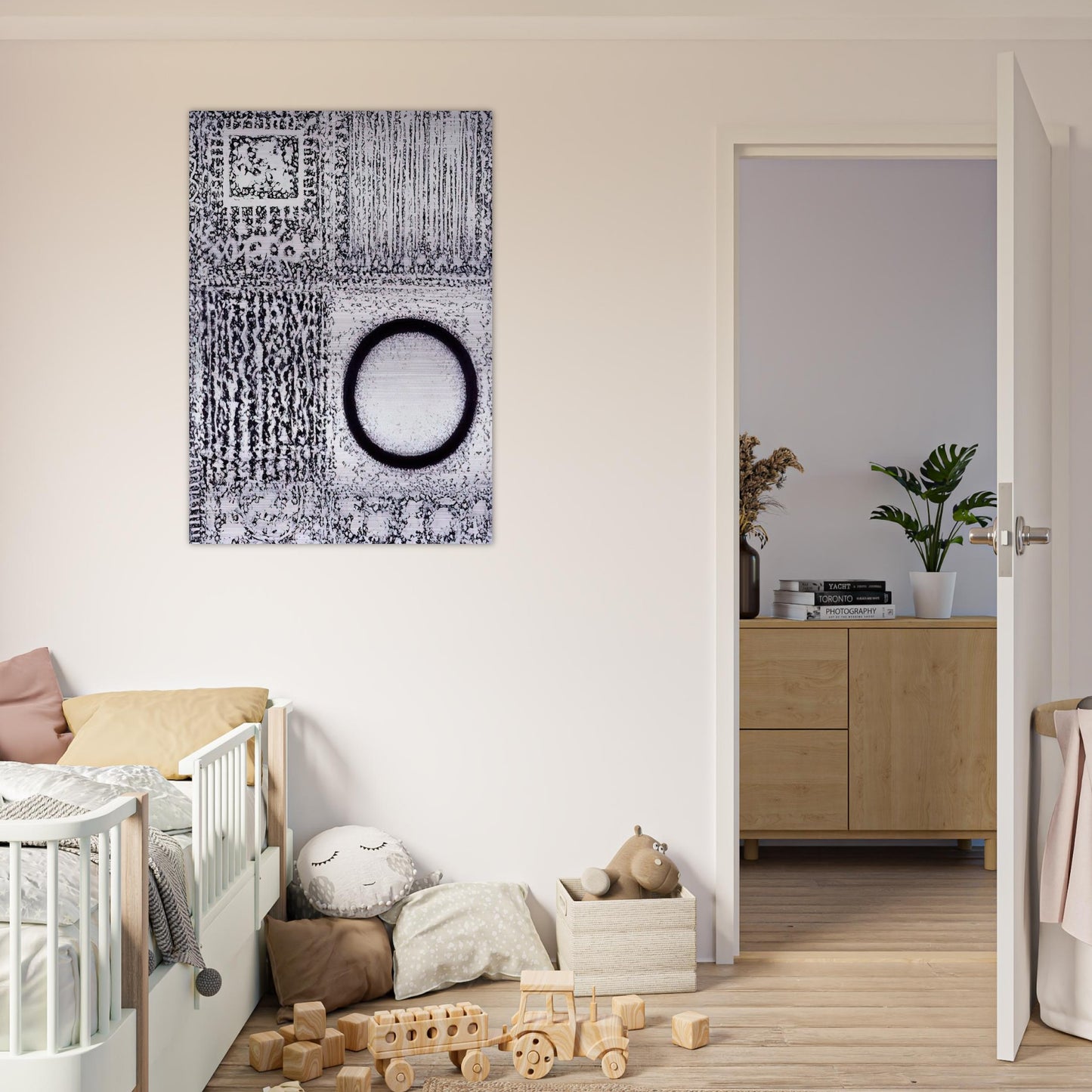 Circle by the Falling Waters - Richard Pousette-Dart Brushed Aluminum Print - 70x100 cm / 28x40 inches | Richard Pousette-Dart Aluminum Print | Richard Pousette-Dart Prints
