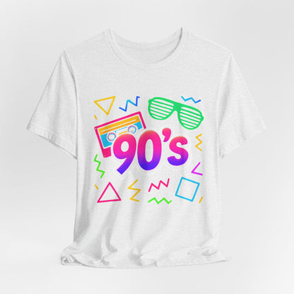 Musique old school des années 90 - ambiance arcade Classique années 90 Rétro Vintage. Années 1990 Les années 90 J'adore les années 90 T-Shirt